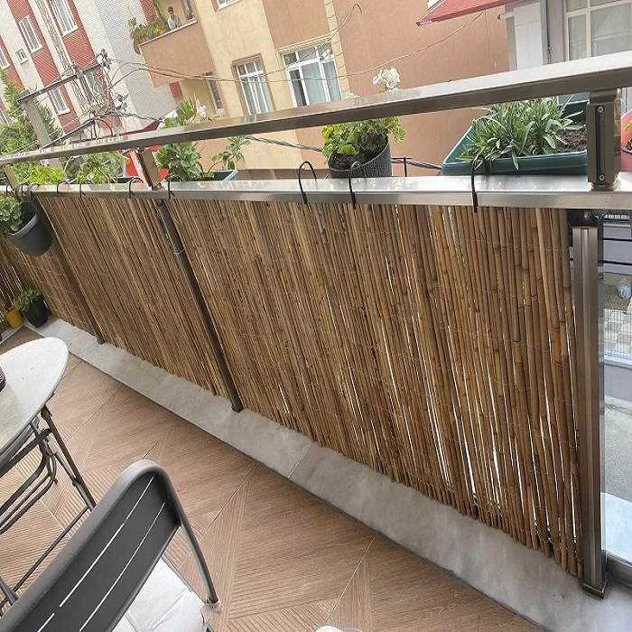 80 Cm X 6 Metre Hasır Balkon Çiti Dekorasyon