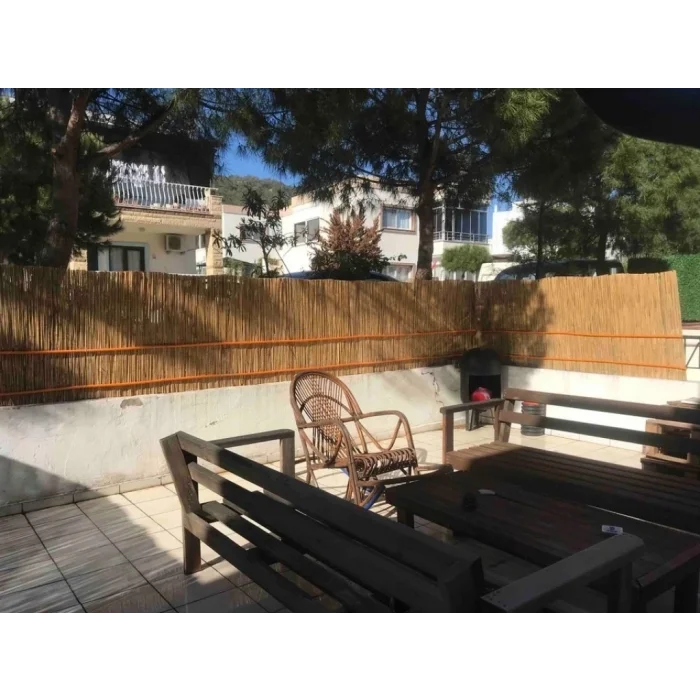 Doğal Hasır Kamış Çit 120x250 cm Bahçe ve Balkon Gizleme Çiti