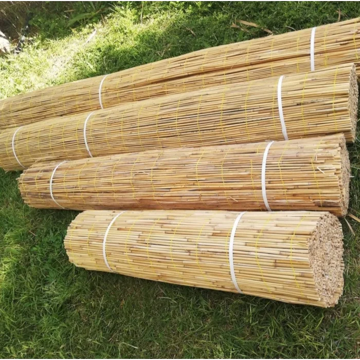 Doğal Hasır Kamış Çit 200x500 cm - Bahçe, Balkon ve Teras Gizlilik Çiti