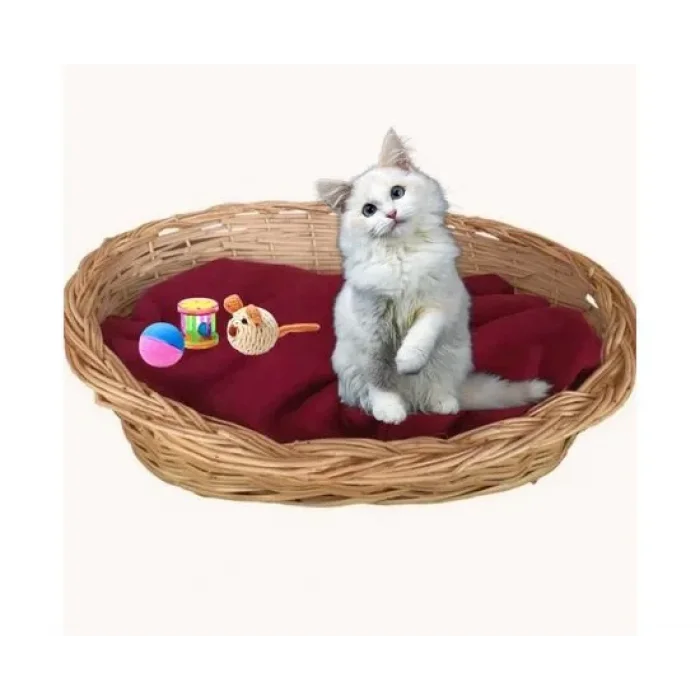 Hasır Kedi Köpek Yatağı 55 cm Genişlik