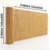 Dekoratif Doğal Hasır Kamış Çit 200x300 cm - Bahçe ve Balkon Gizlilik Çiti