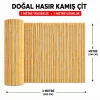 Doğal Hasır Kamış Çit - 1 Metre Yükseklik x 3 Metre Uzunluk (Bahçe ve Balkon Gölgelik)