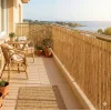 Doğal Hasır Kamış Çit 120x300 cm Bahçe ve Balkon Gizleme Çiti
