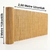Doğal Hasır Kamış Çit 200x250 cm - Bahçe, Balkon ve Teras Gizlilik Çiti