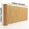 Doğal Hasır Kamış Çit 200x500 cm - Bahçe, Balkon ve Teras Gizlilik Çiti