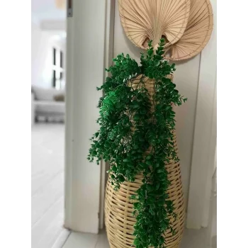 El Yapımı Hasır Örgü Vazo Pampas Vazosu Çin Vazosu Çiçeklik