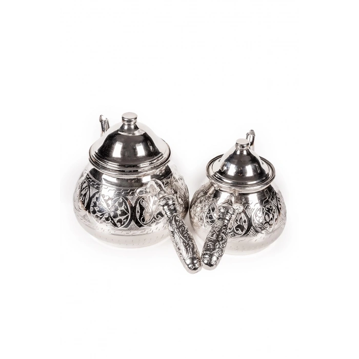 CopperGreat Bakır El Oyması Damla Çaydanlık