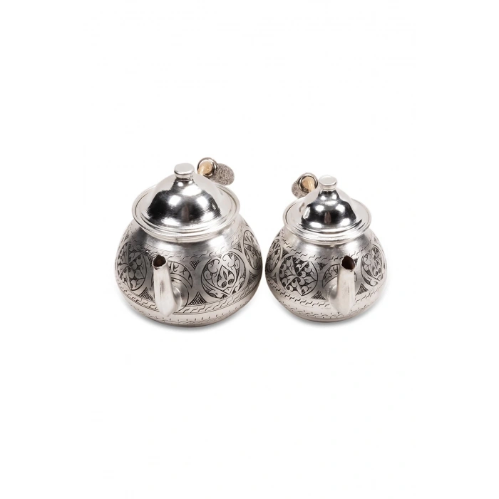 CopperGreat Bakır El Oyması Damla Çaydanlık