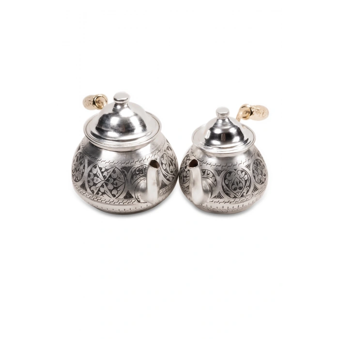 CopperGreat Bakır El Oyması Damla Çaydanlık