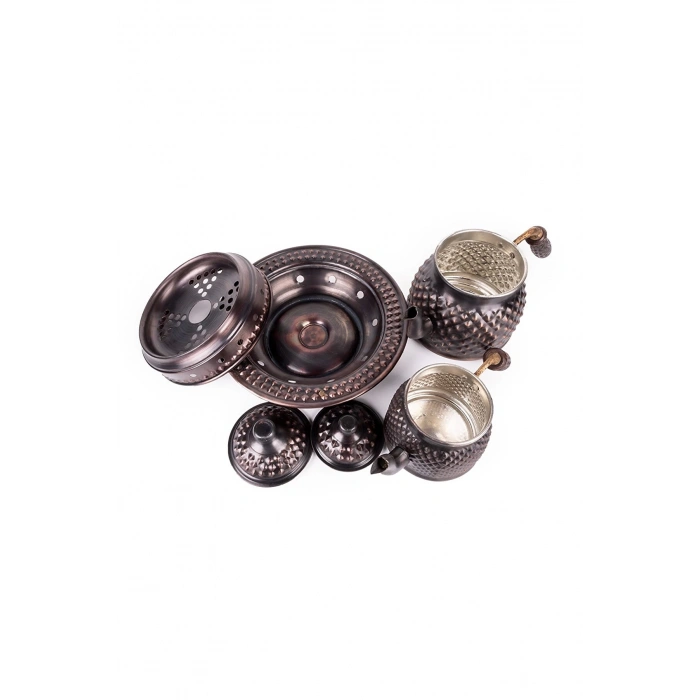 CopperGreat Bakır Özel Piramit El Yapımı Çaydanlık