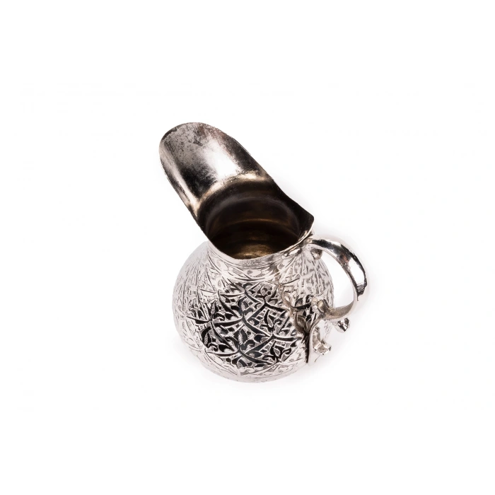 Coppergreat Flowerboss Özel İşçilik Bakır Parlak Beyaz Sürahi