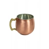 Coppergreat Bakır El İşi Premium Kırmızı Eskitme Mug