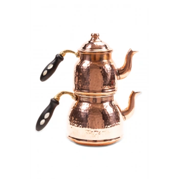 CopperGreat Bakır El Dövmesi Happyone Çaydanlık Kırmızı