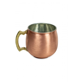 Coppergreat Bakır El İşi Premium Kırmızı Eskitme Mug