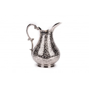 Coppergreat Flowerboss Özel İşçilik Bakır Parlak Beyaz Sürahi