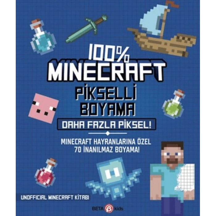 %100 Minecraft Pikselli Boyama - Daha Fazla Piksel