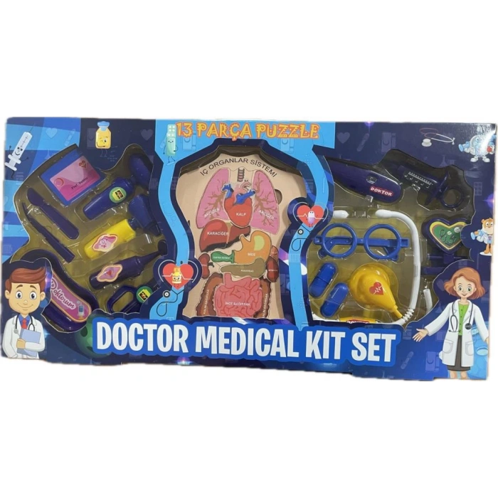 - 13 PARÇA PUZZLE DOKTOR SETİ
