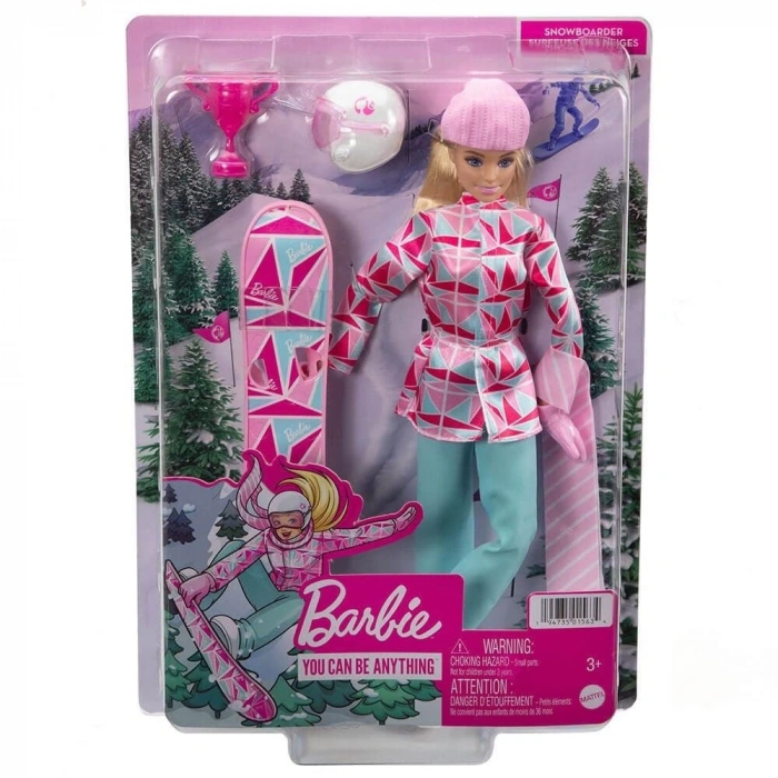 - BARBİE SNOWBOARDCU BEBEK