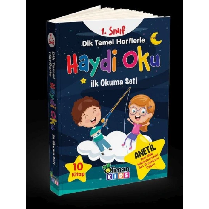 1. Sınıf Dik Temel Hartflerle Haydi Oku İlk Okuma Seti Anetil