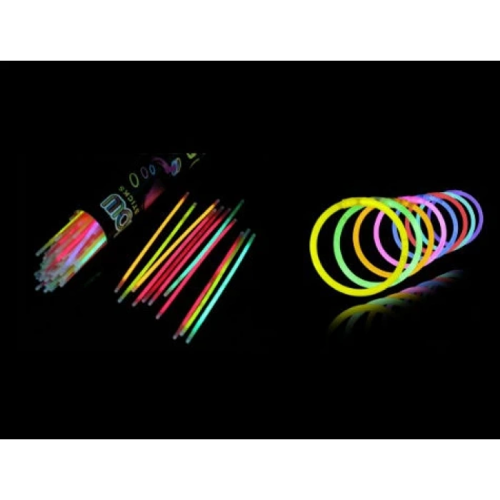 10 Adet Glow Stick Bracelet Fosforlu Kırılan Çubuk Bileklik