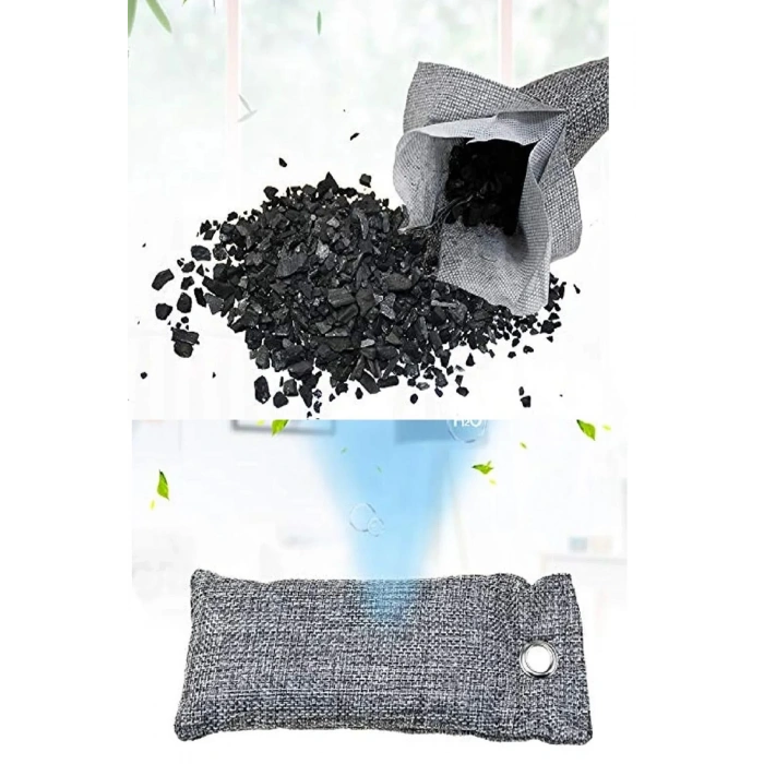 2 Li  Koku Emici Karbon Ayakkabı Koku   Ev Araba Çekmece Çanta Buzdolabı Mutfak Duman Emici