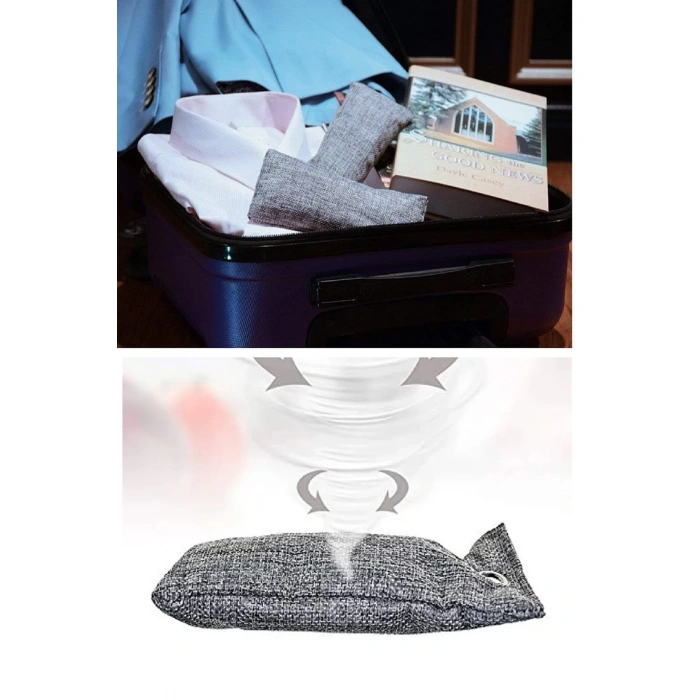 2 Li  Koku Emici Karbon Ayakkabı Koku   Ev Araba Çekmece Çanta Buzdolabı Mutfak Duman Emici