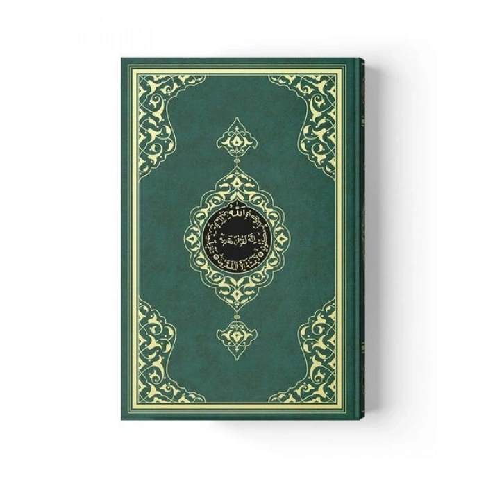2 Renkli Yeşil Orta Boy KurAn-I Kerim