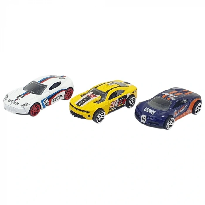 3lü Araba Yarış Seti - Die Cast - DS045