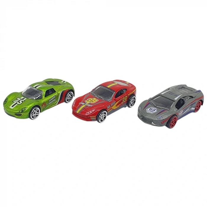 3lü Araba Yarış Seti - Die Cast - DS045