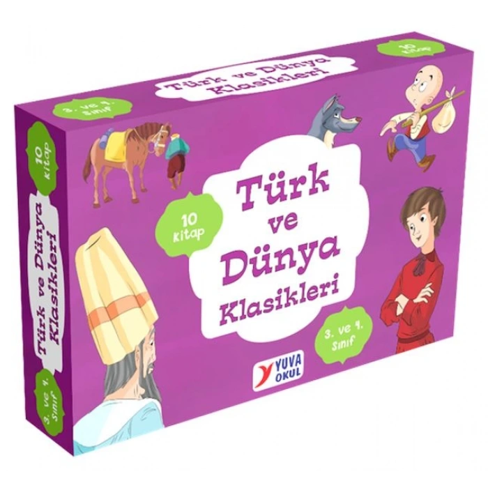 3. ve 4. Sınıflar için Türk ve Dünya Klasikleri (10 )