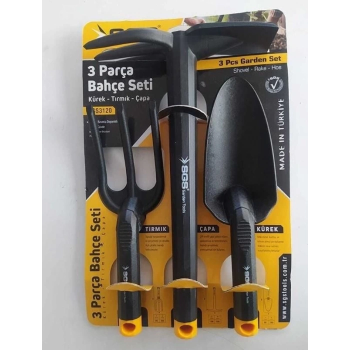 3120 Plastik Bahçe Seti 3 Parça