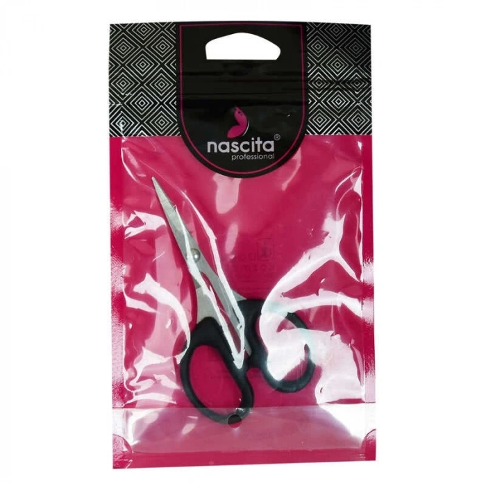 4 " Makas Ergonomik Saplı Saç Sakal Bıyık B Makası Professional