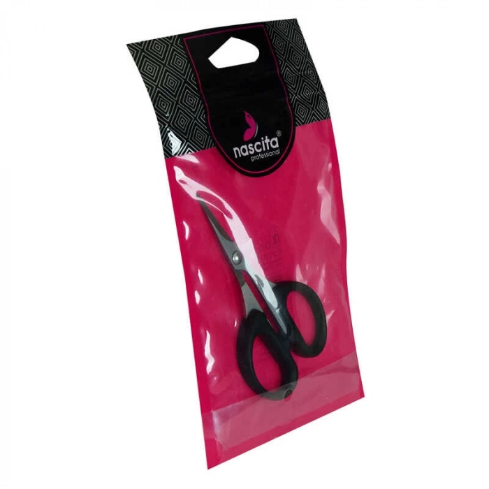 4 " Makas Ergonomik Saplı Saç Sakal Bıyık B Makası Professional