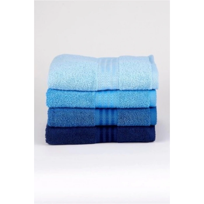 4´lü 50x90 Havlu Seti Mavi