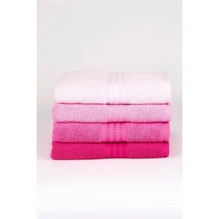 4´lü 50x90 Havlu Seti Pembe