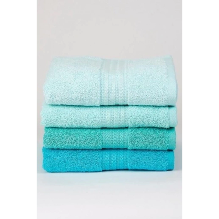 4´lü 50x90 Havlu Seti Su Yeşili