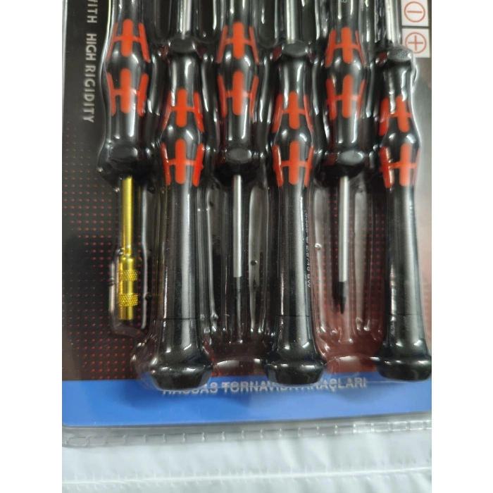 6 Parça Saatçi ve Telefoncu Onarım Tornavida Seti Hassas Tornavida Seti
