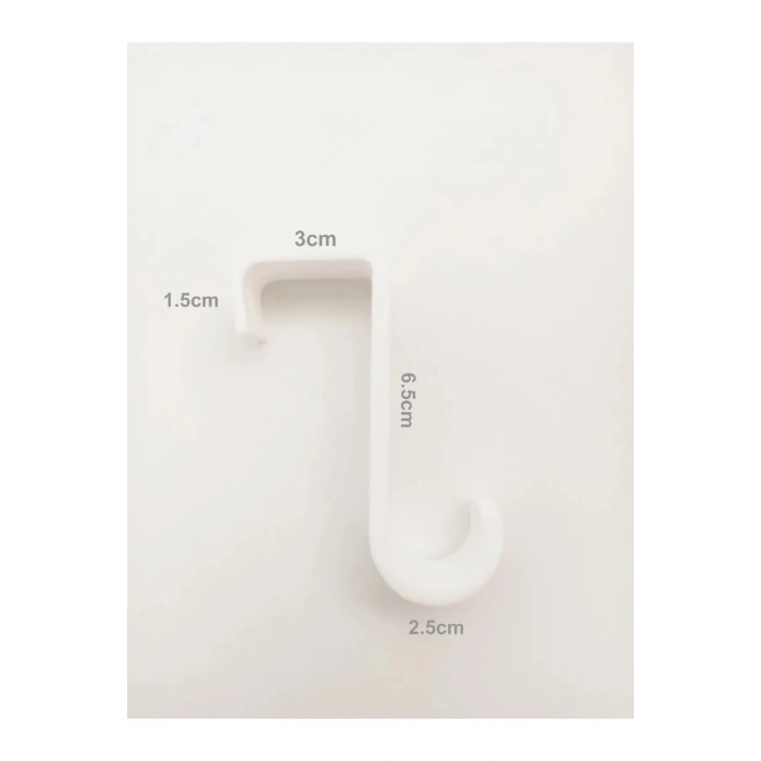 7 Adet Çekmece Dolap Kapağı Mutfak Banyo Askısı Plastik Çok Amaçlı Askı Seti