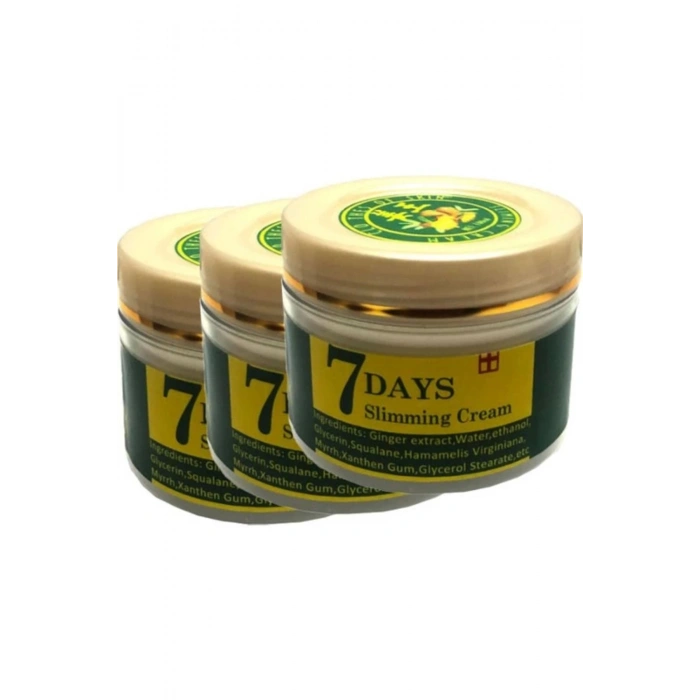 7 Days Ginger 3lü Adet Miracle Slimming Cream Kremi 100 ml