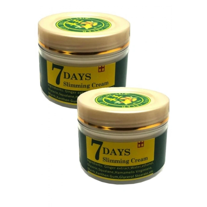 7 Days Slimming Zencefil Yağlı Vücut Zay.ıflama Incelik Kremi 100 ml 2 Adet