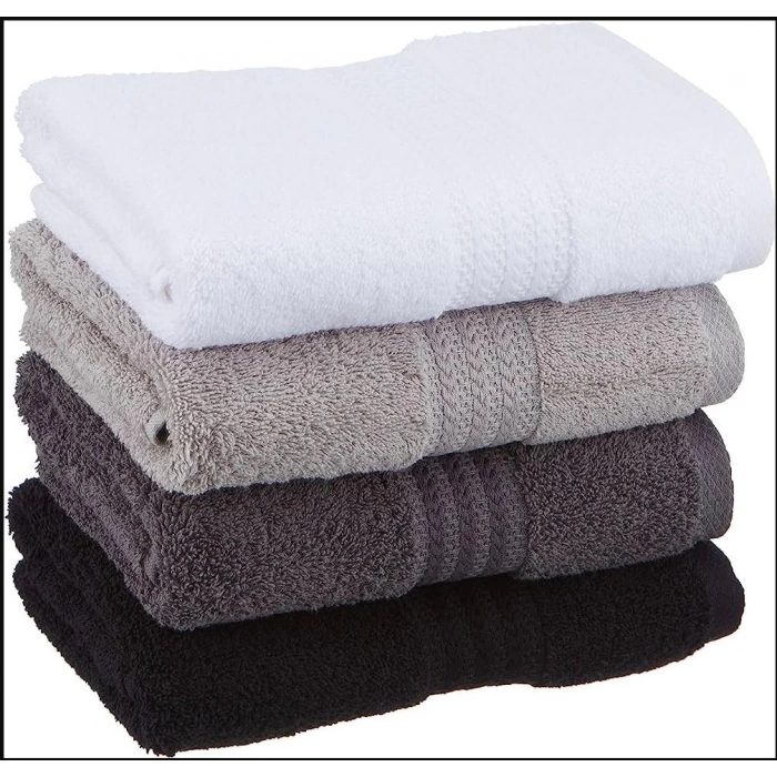 70X140 4´lü Havlu Seti Siyah