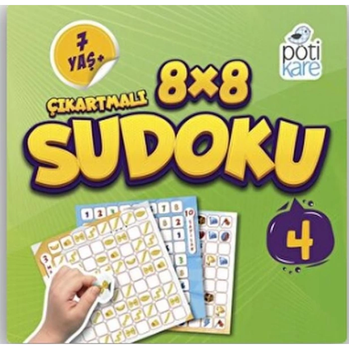 8X8 Çıkartmalı Sudoku 7+ (4)