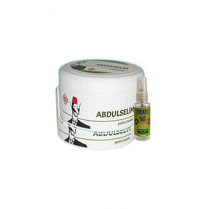 Abdülselim Ağrı Dindirici Masaj Bakım Kremi 2x200 ml+Çörek Otu Ağrı Yağ ile