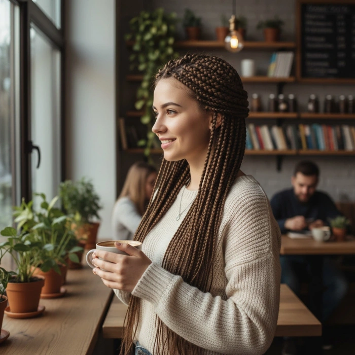 Afrika Örgüsü Ve Rasta İçin Sentetik Saç / Orta Kumral