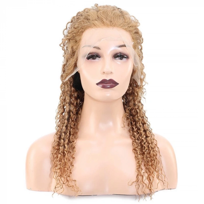 Afro Dalga Front Lace Gerçek Tül Peruk / Balköpüğü / 60/65cm