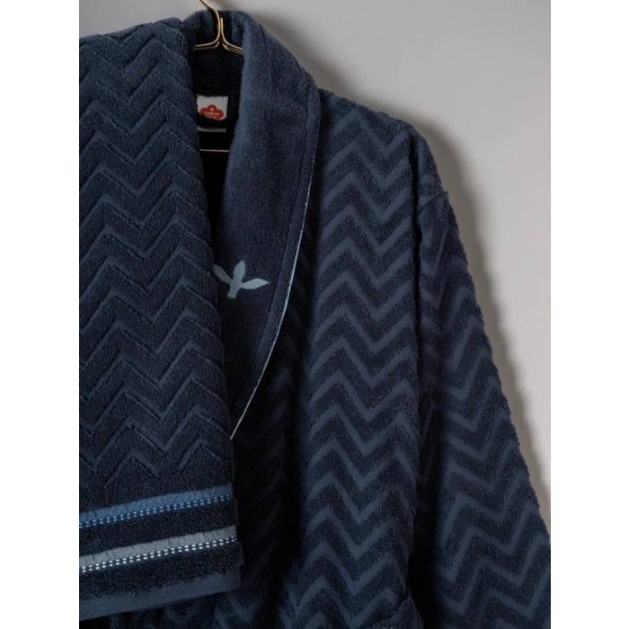 Aile Bornoz Seti Abel Kırmızı-Lacivert