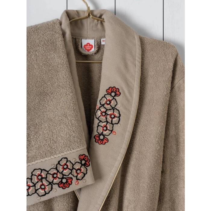 Aile Bornoz Seti Yamka Bej-Antrasit