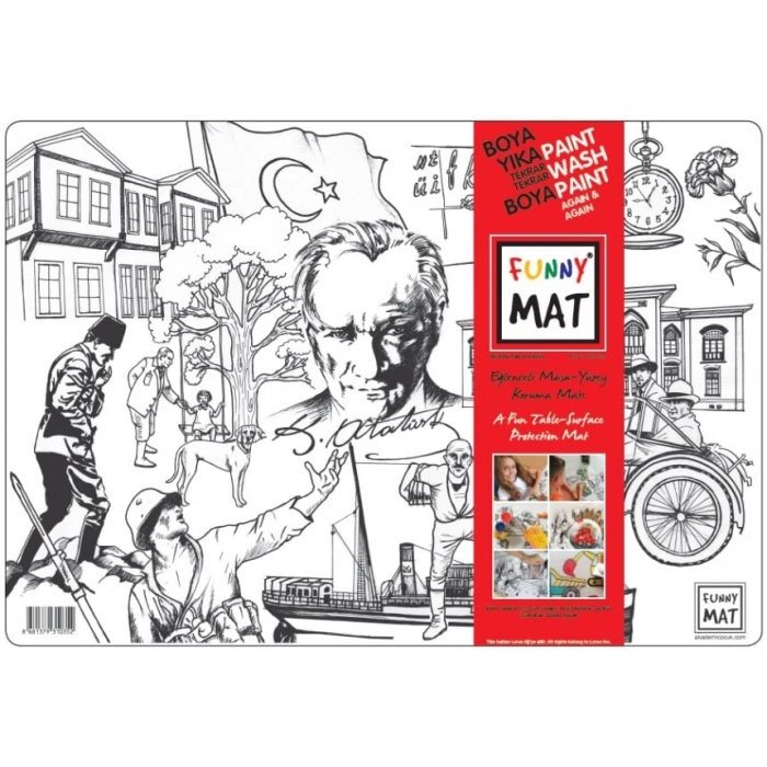 Akademi Çocuk - Funny Mat - Mustafa Kemal Atatürk (Yeni)