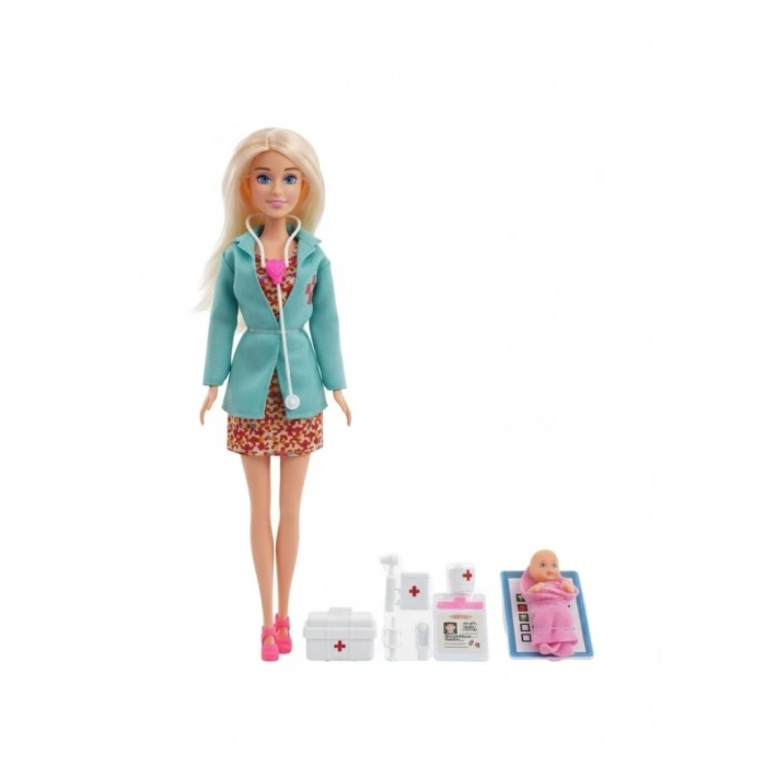 Aksesuarlı Model Bebek Doktor Seti