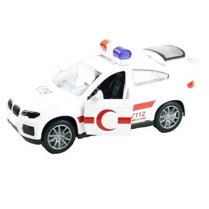 Ambulans Arabası Sürtmeli Plastik - JW567-062